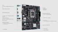 ASUS PRIME H610M-K D4 1700P DDR4 SES GLAN HDMI/VGA SATA3 USB3.2 mATX
